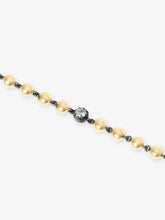 Ball n Chain Yellow Gold Diamond Bracelet