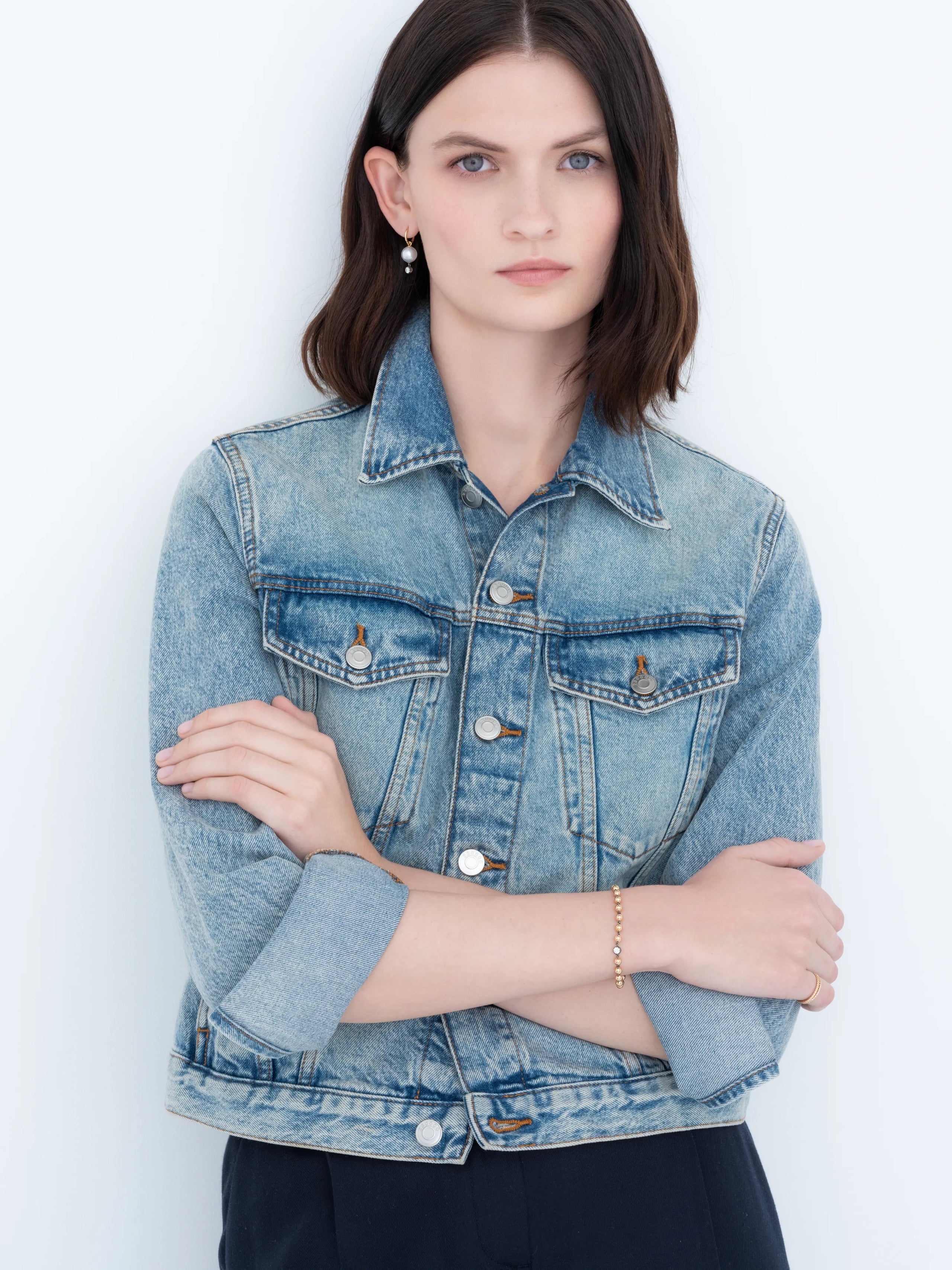 Ball n Chain Yellow Gold Diamond Bracelet View 3