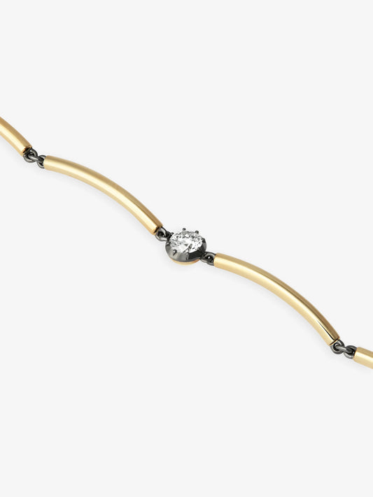 Chi Chi Yellow Gold & Diamond Bracelet View 2