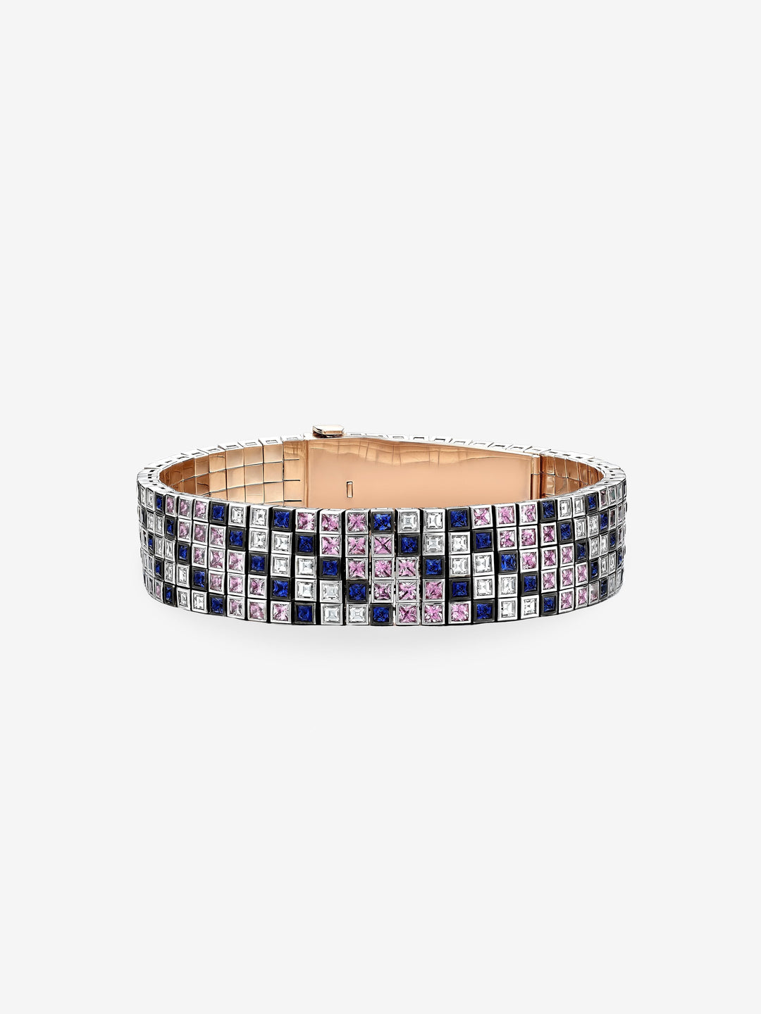 Tapestry Diamond & Sapphire Italic Bracelet  View 1