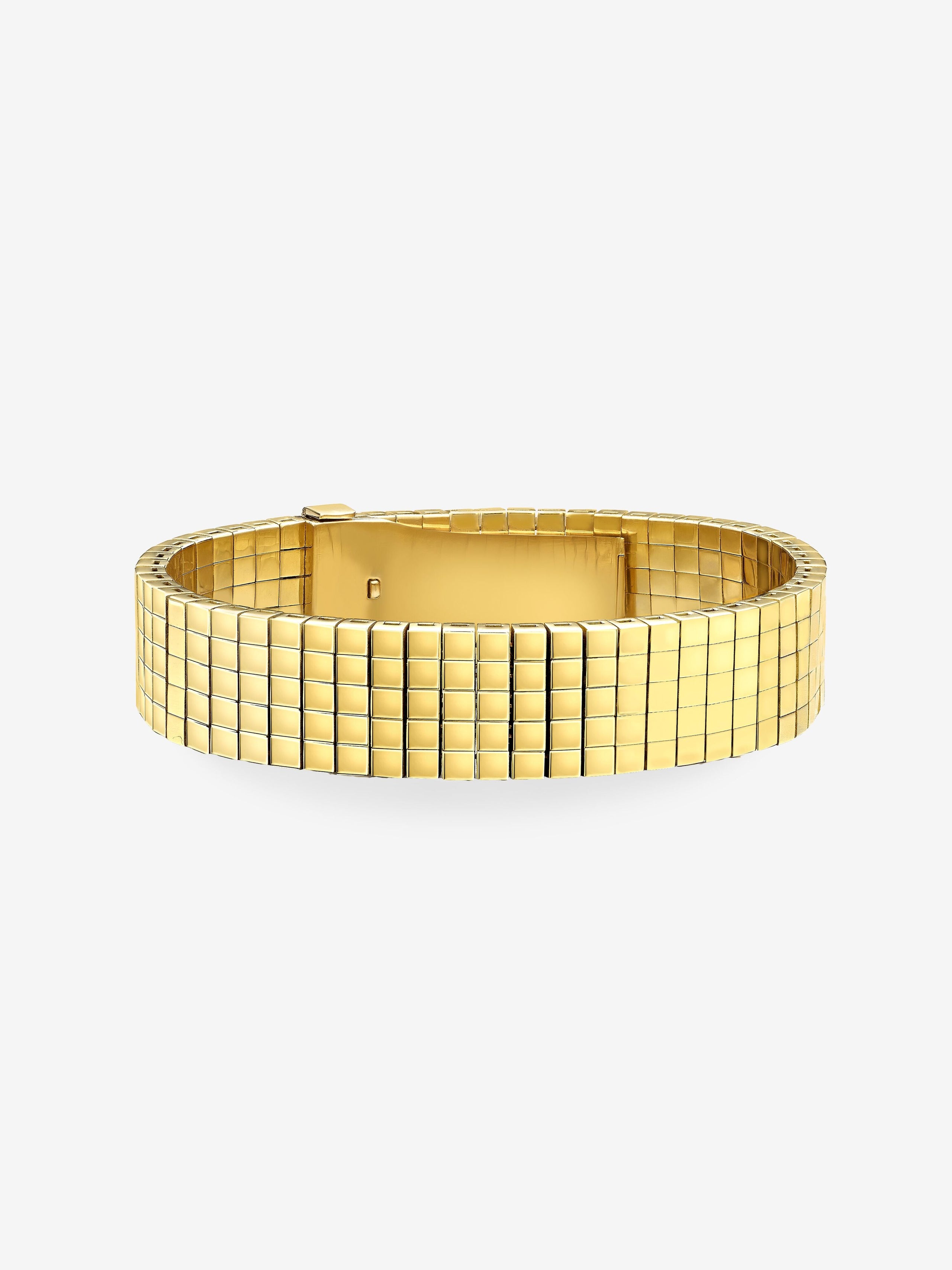 Tapestry Five Row Gold Bracelet View 1