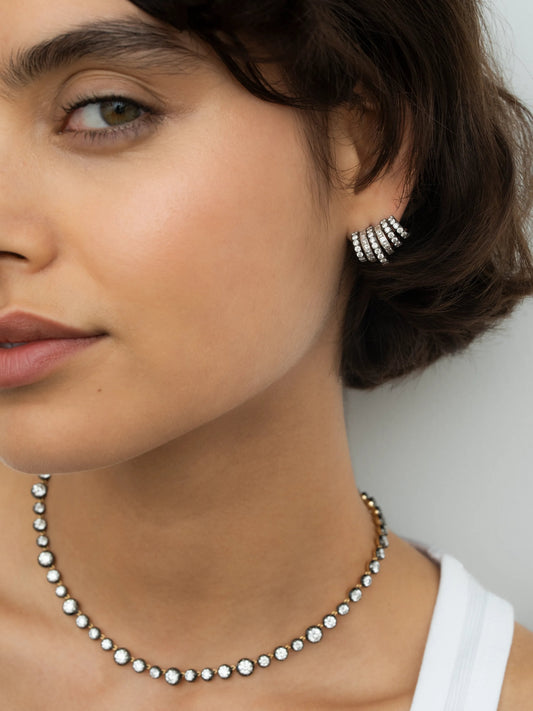 Carmela Diamond Spaghettio Earrings View 3