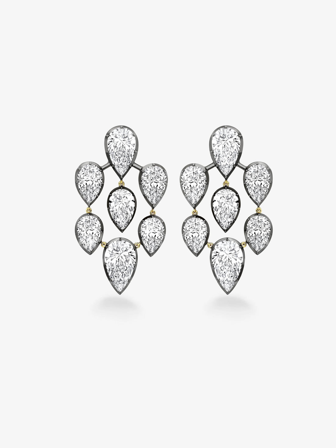 Diamond Chandelier Earrings  View 1