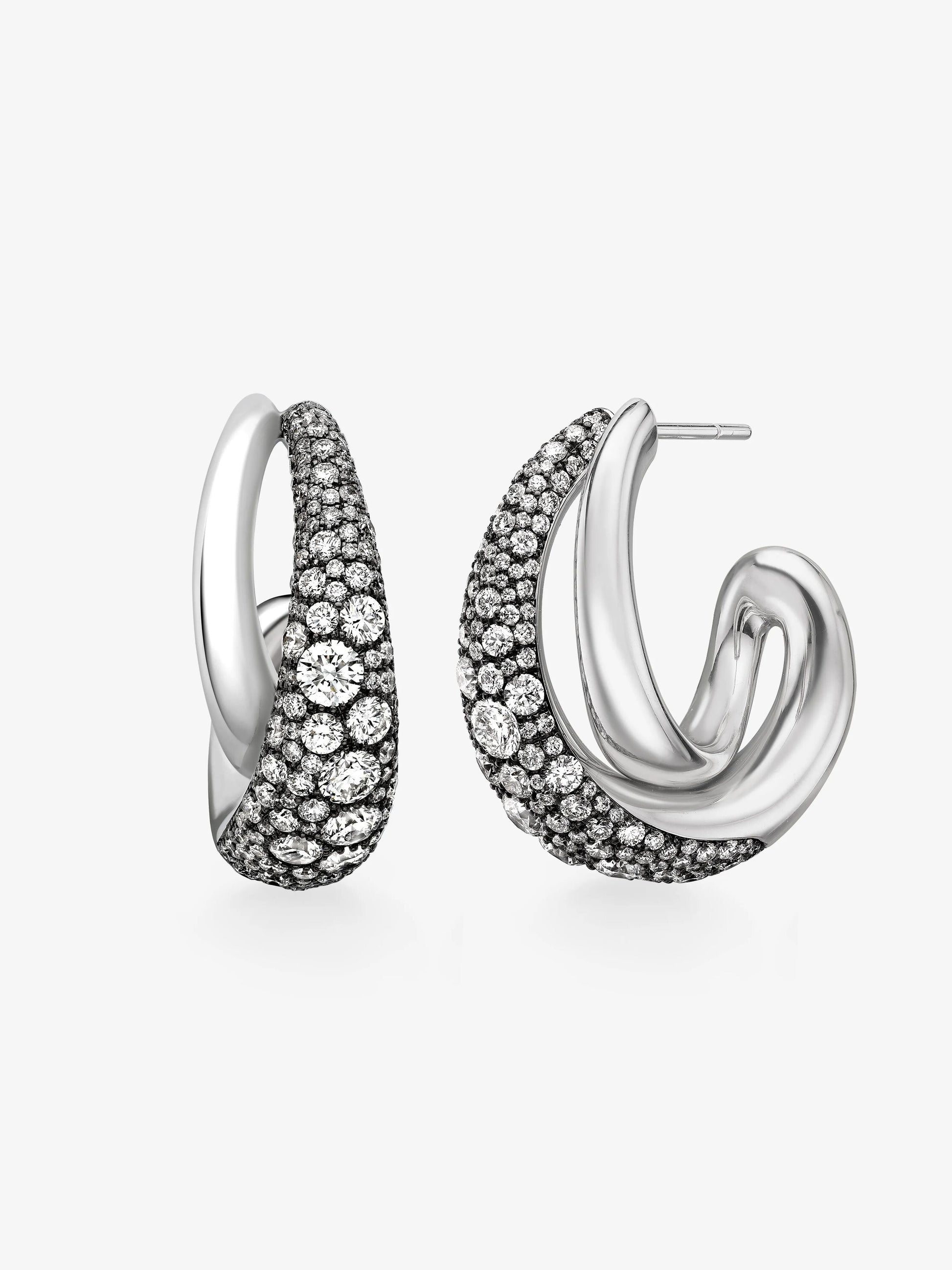 Rush Hour Diamond Double Take Earrings View 2