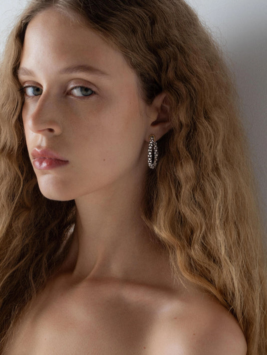 Tempest Diamond Earrings View 3