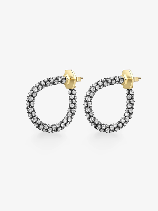 Tempest Diamond Earrings View 2