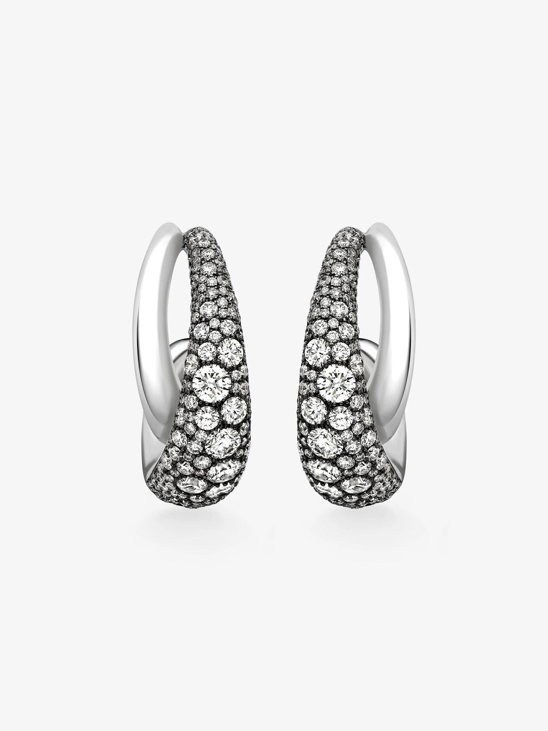 Rush Hour Diamond Double Take Earrings  View 1