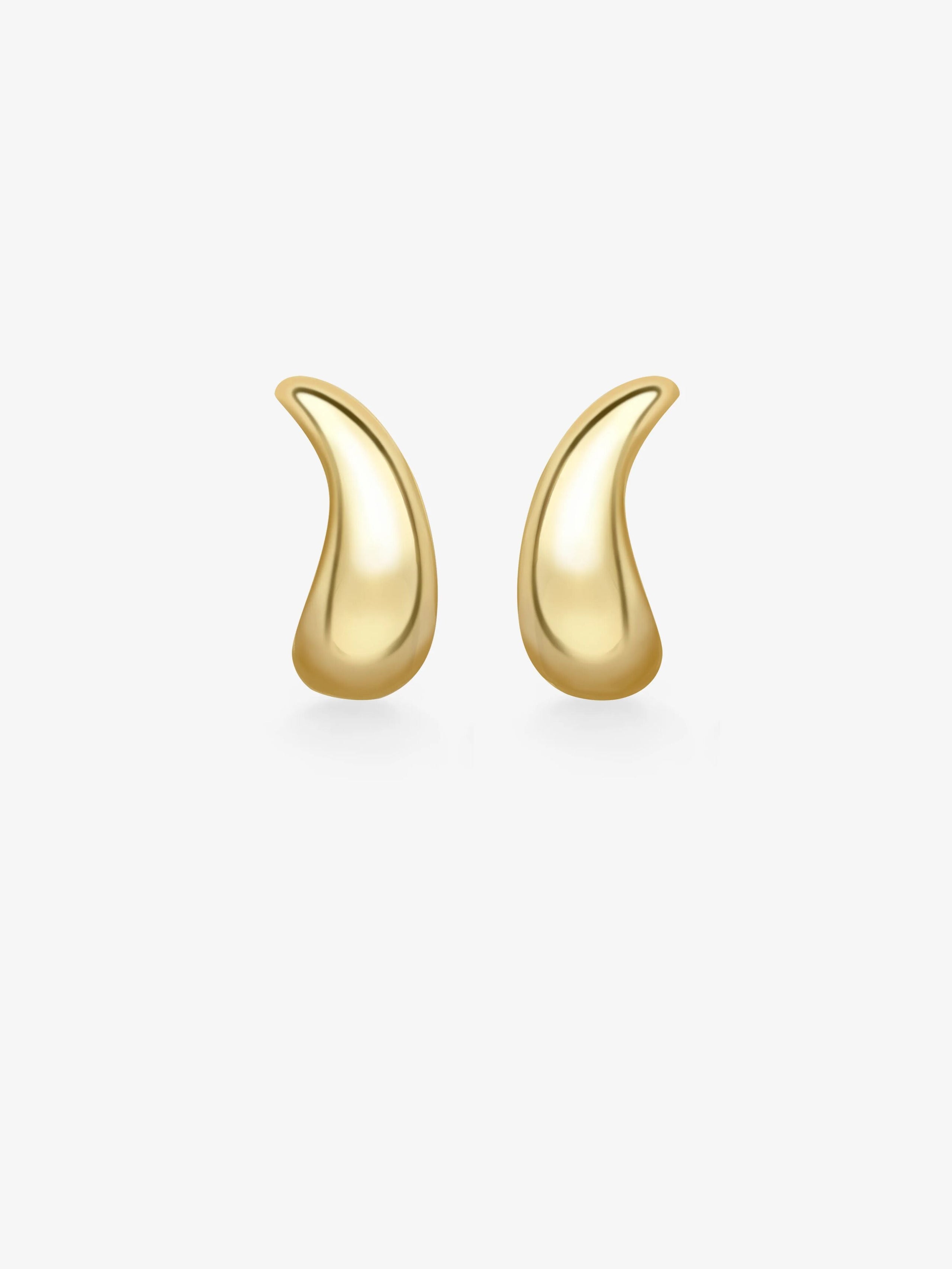 Rush Hour 'Til Late Yellow Gold Earrings View 1