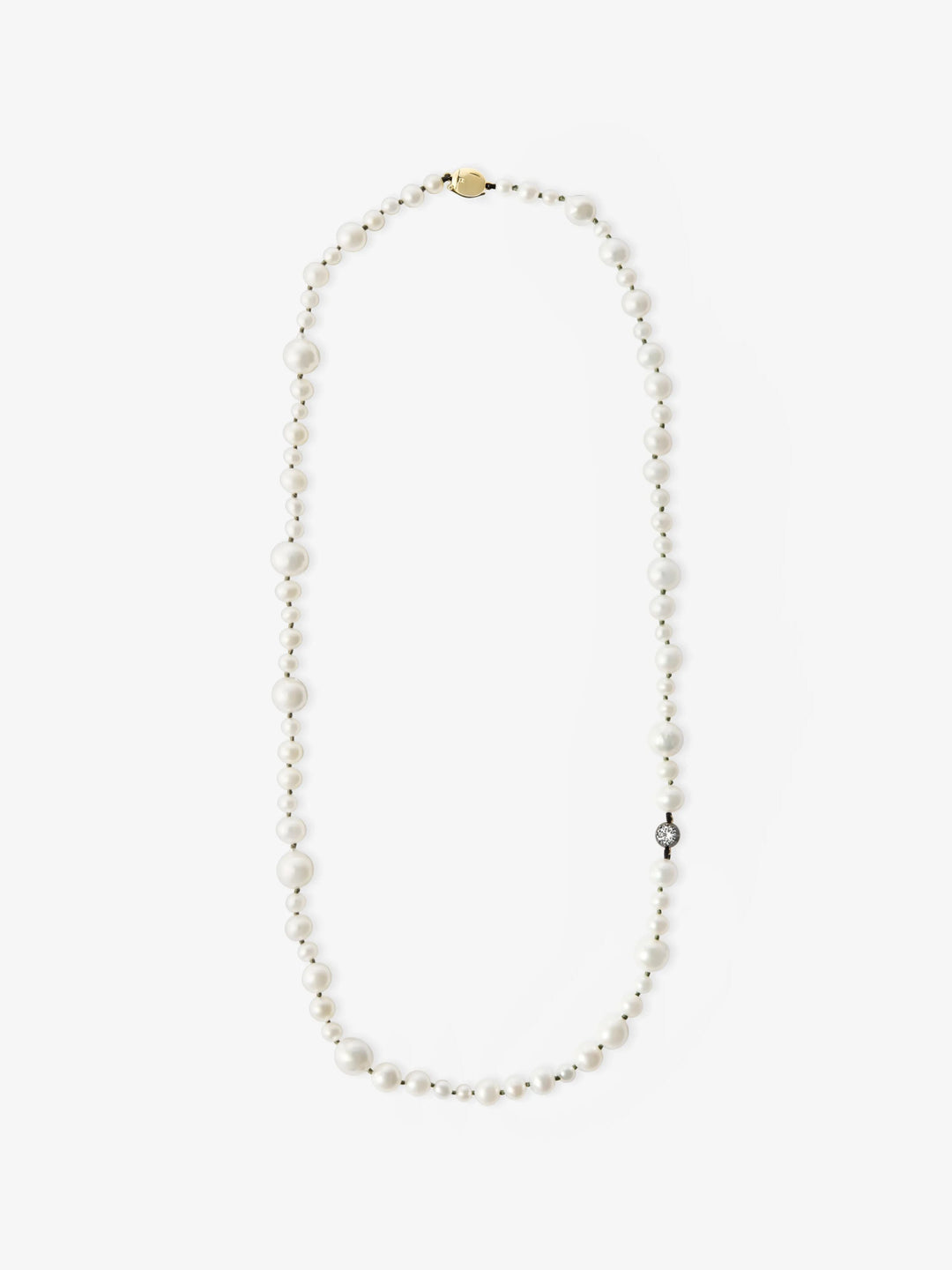 Beaches Pearl & 0.40ct Diamond 21" Necklace  View 1