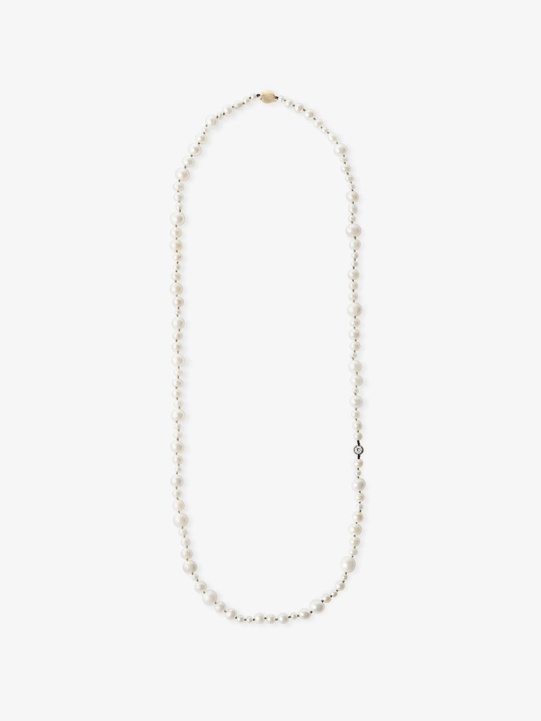 Beaches Pearl & 0.40ct Diamond 30" Necklace  View 1