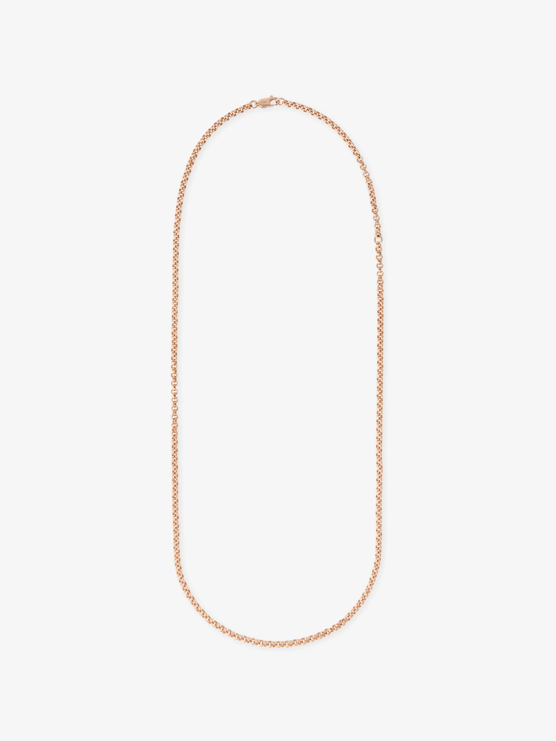 Signature Rose Gold 21" Belcher Chain View 1