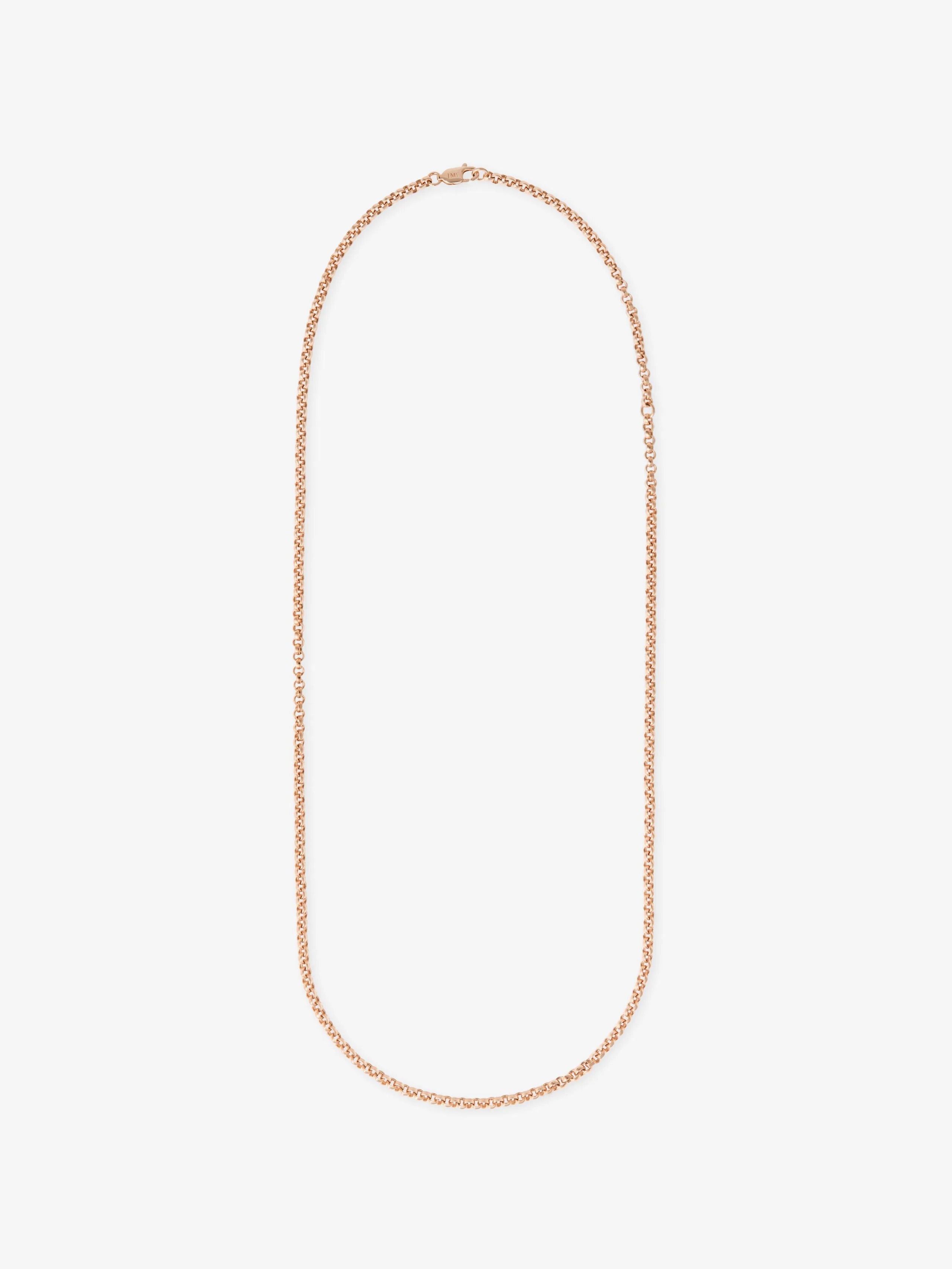 Signature Rose Gold 21" Belcher Chain View 1