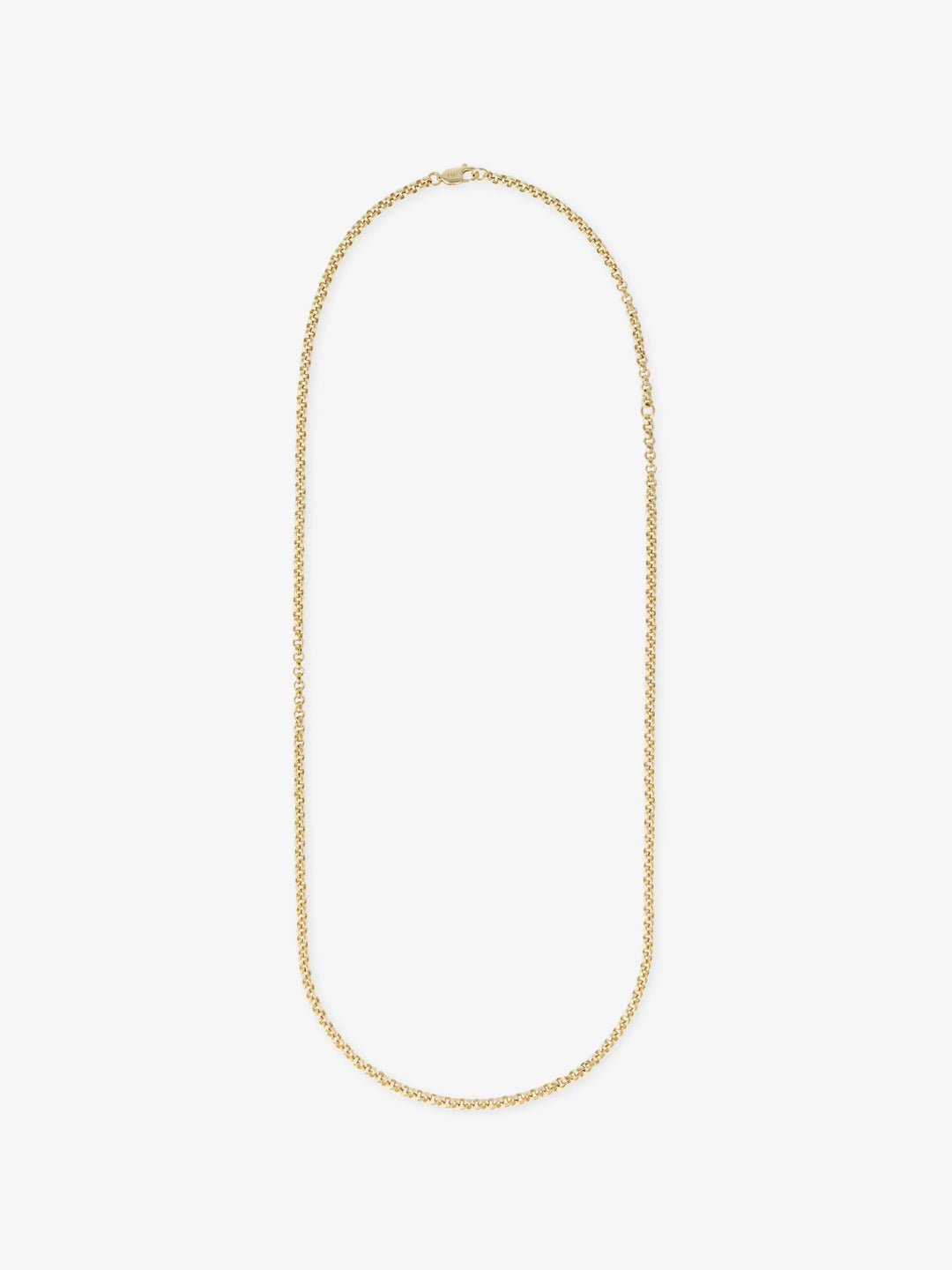 Signature Yellow Gold 21" Belcher Chain  View 1