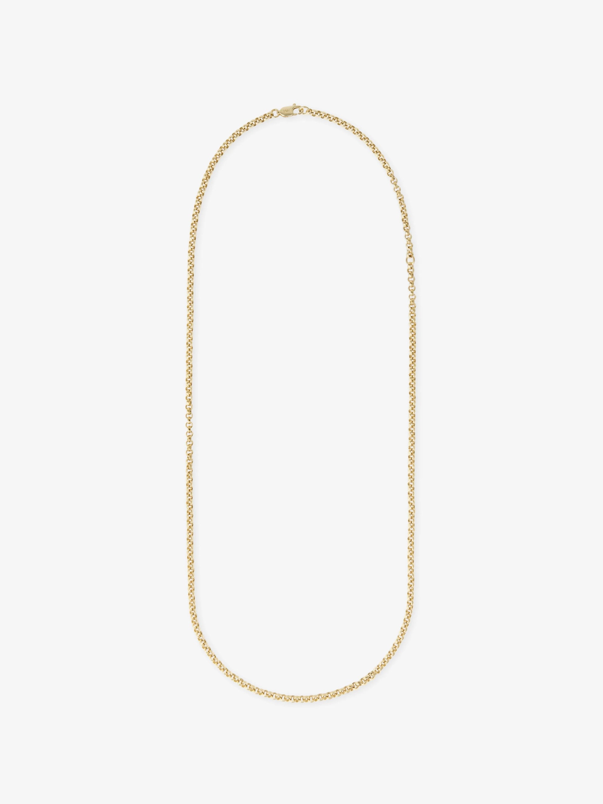 Signature Yellow Gold 21" Belcher Chain View 1