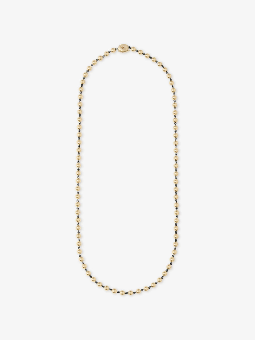 Ball n Chain Yellow Gold 21" Necklace  View 1