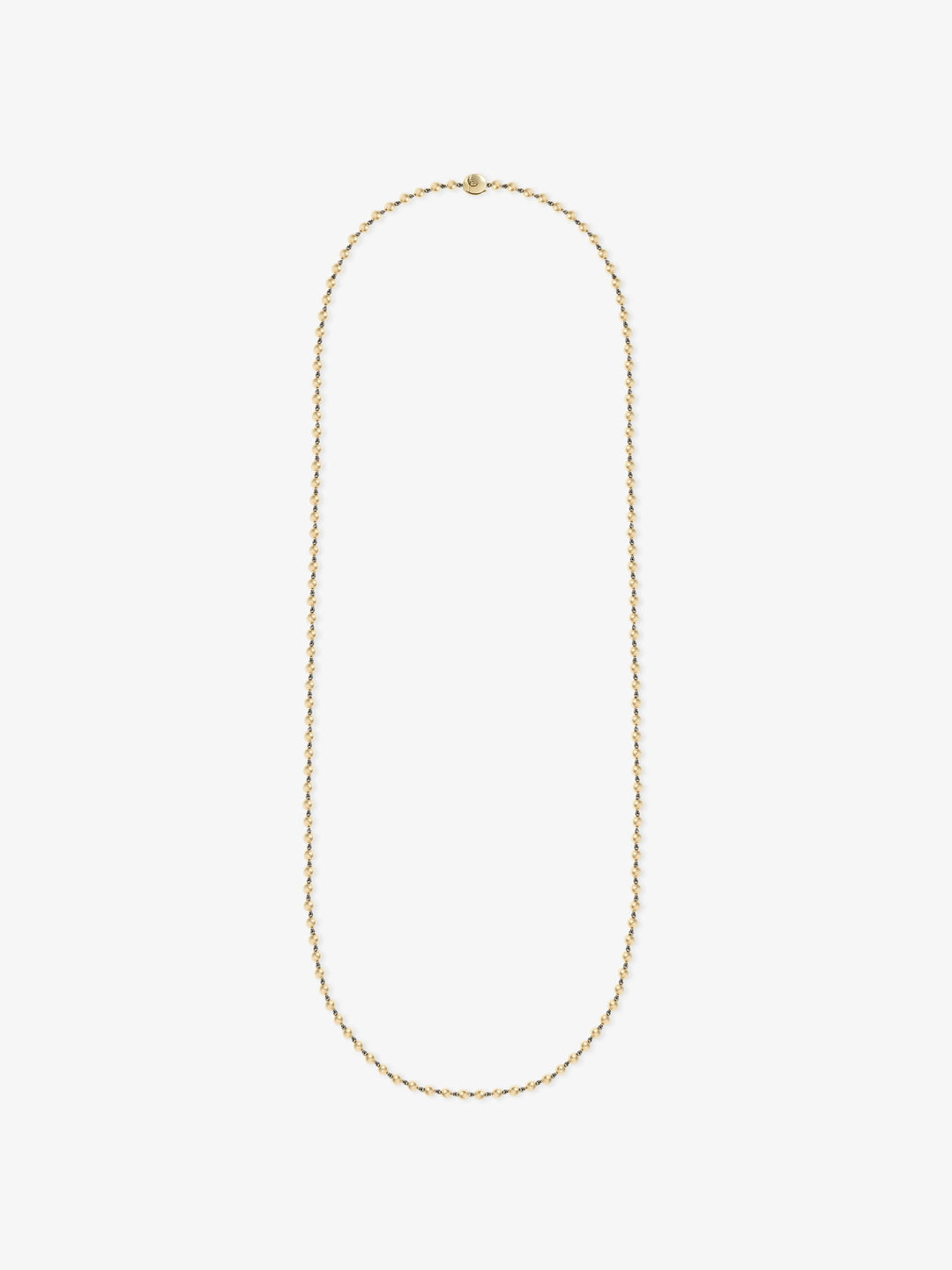 Ball n Chain Yellow Gold 36" Necklace  View 1