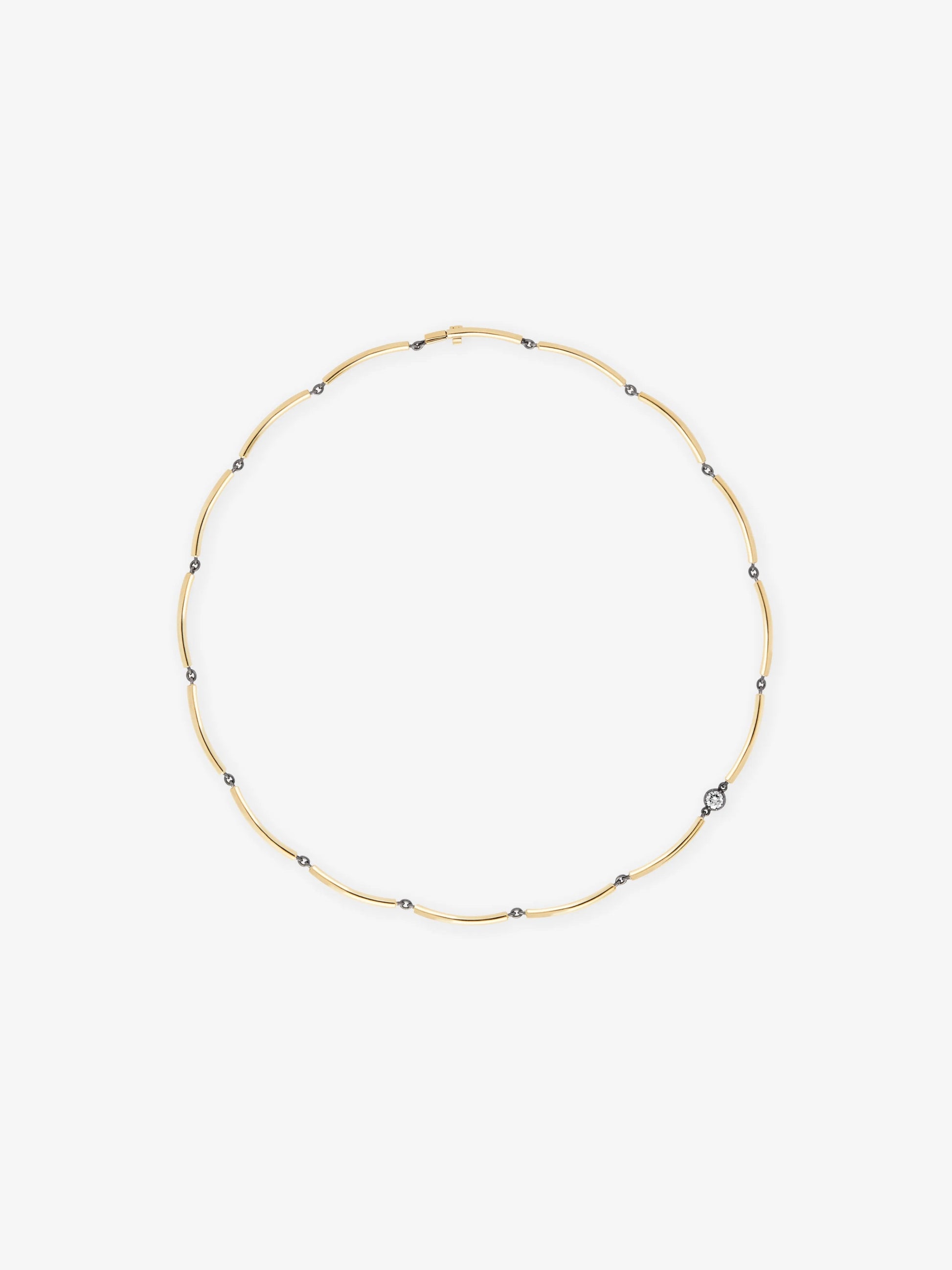 Chi Chi Yellow Gold & Diamond Necklace View 1