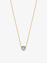 Georgian Cut-Down 0.50ct Diamond & Blackened Gold Pendant