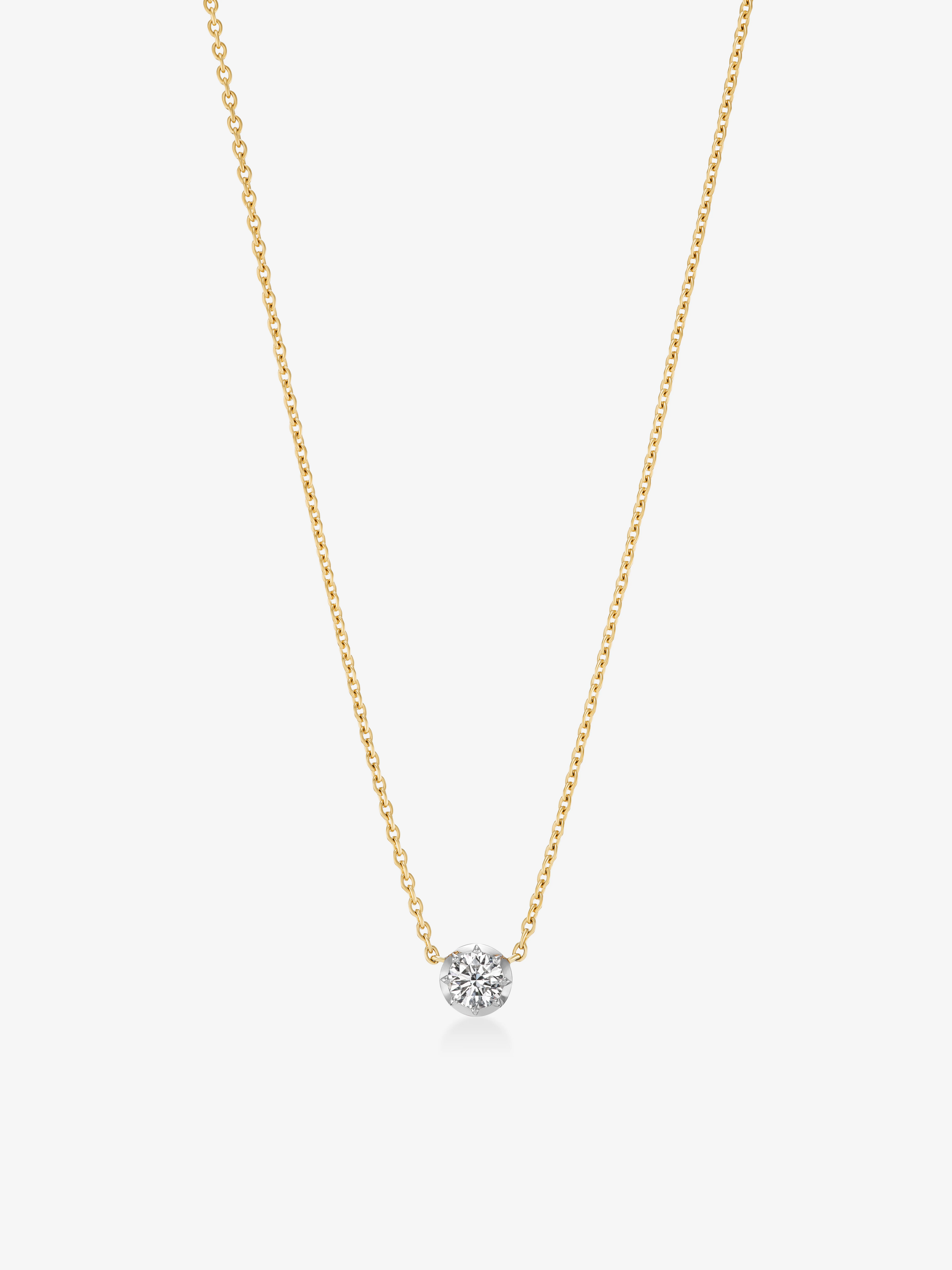 Georgian Cut-Down 0.50ct Diamond & White Gold Pendant View 2