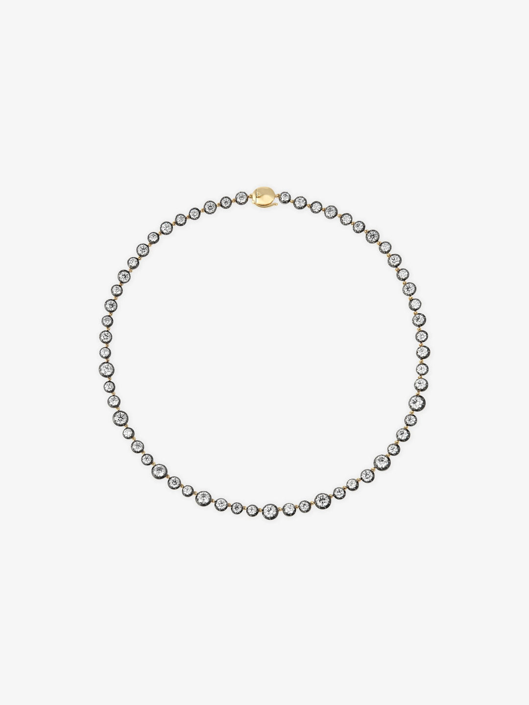 Signature 17ct Diamond Button Back Necklace  View 1
