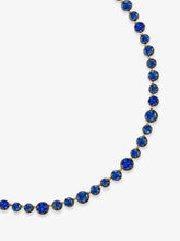 Fruit Salad Sapphire Button Back Necklace