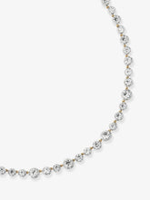Signature 17ct Diamond & White Gold Button Back Necklace