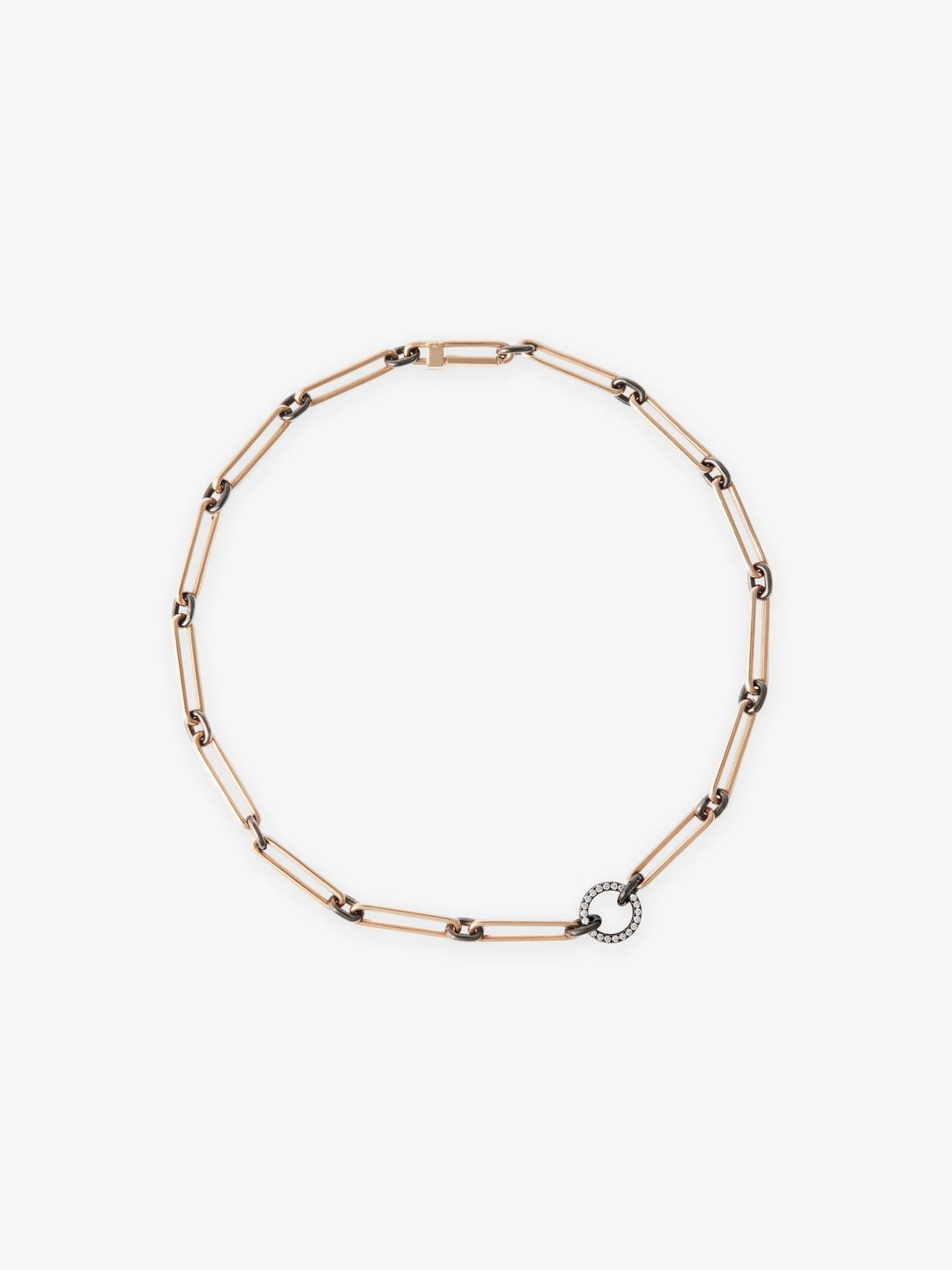 Gem Clip Short Diamond Necklace  View 1