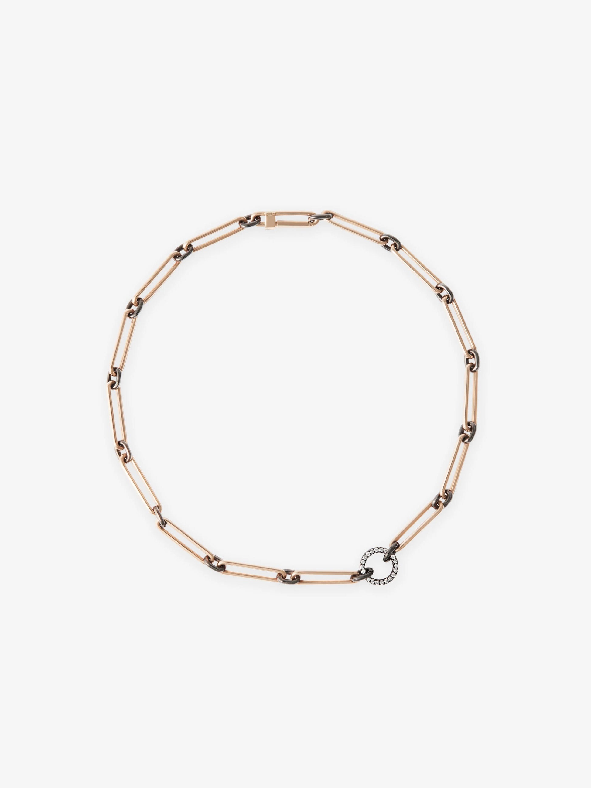 Gem Clip Short Diamond Necklace View 1