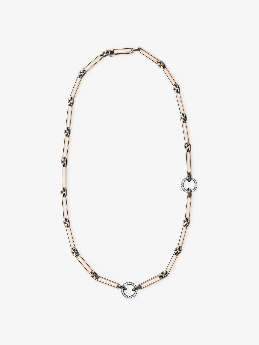 Gem Clip Diamond Long Necklace  View 1