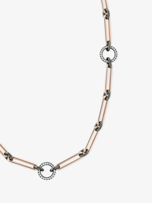 Gem Clip Diamond Long Necklace View 2