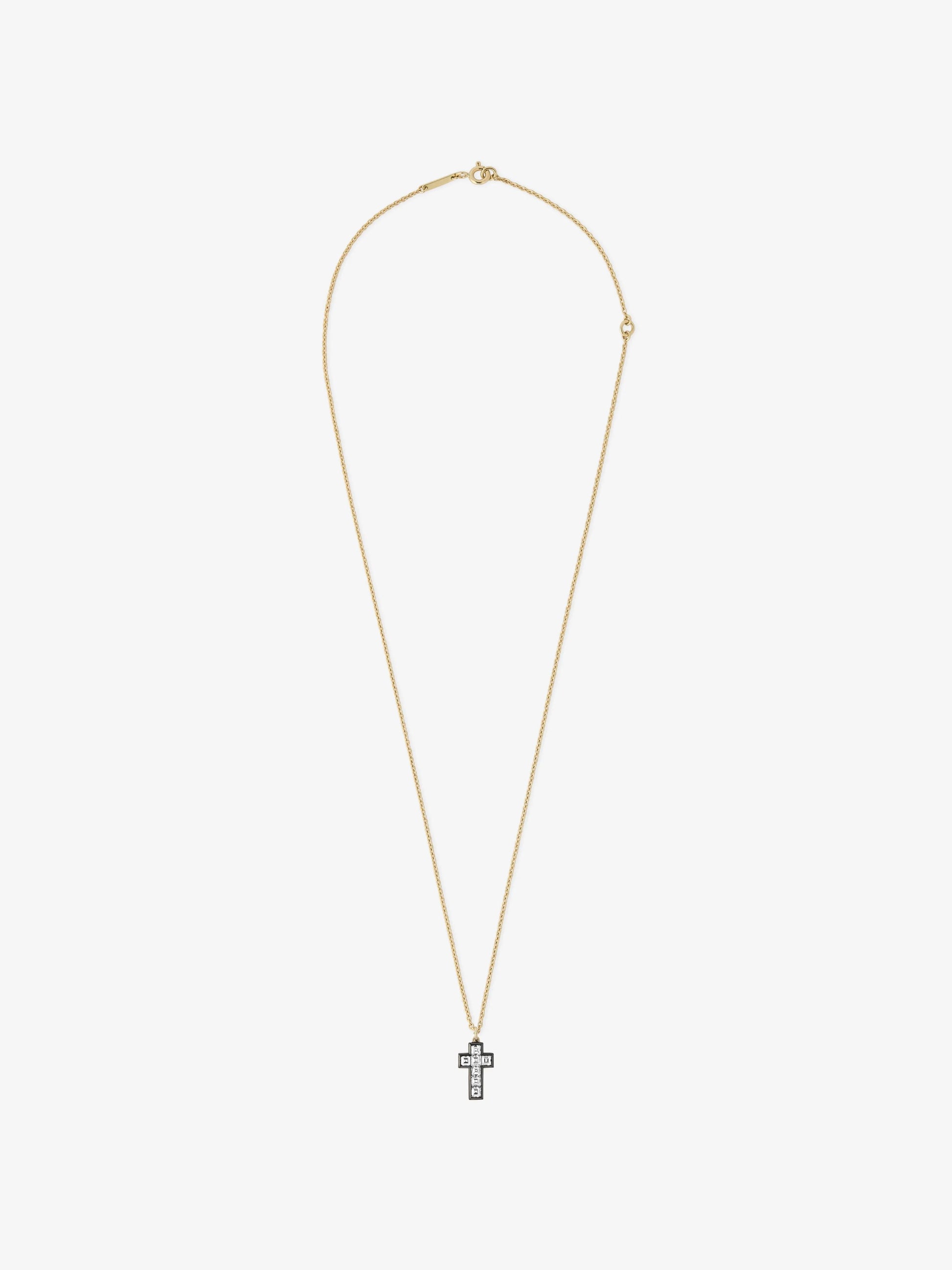 Lost Boys Mini Carré-Cut Diamond Cross Pendant View 1