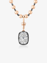 Ball n Chain 6.07ct Cushion Diamond Pendant