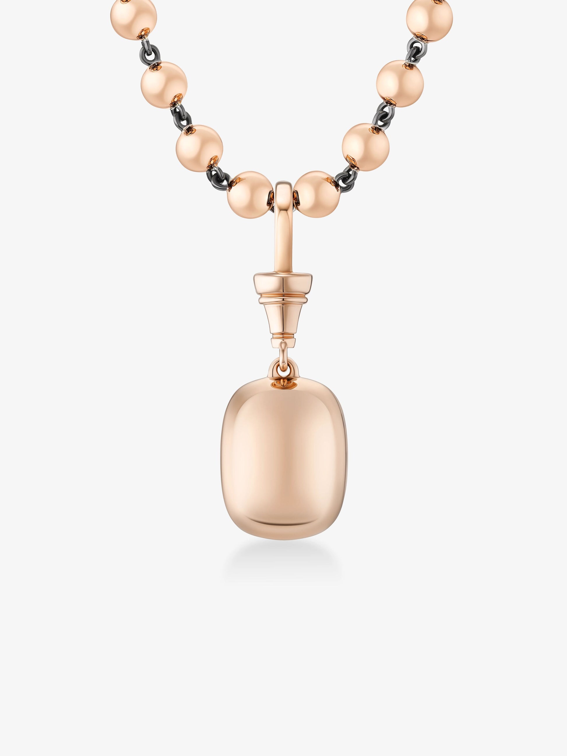 Ball n Chain 6.07ct Cushion Diamond Pendant View 5