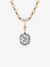 Ball n Chain 8.09ct Old Mine Cut Diamond Pendant