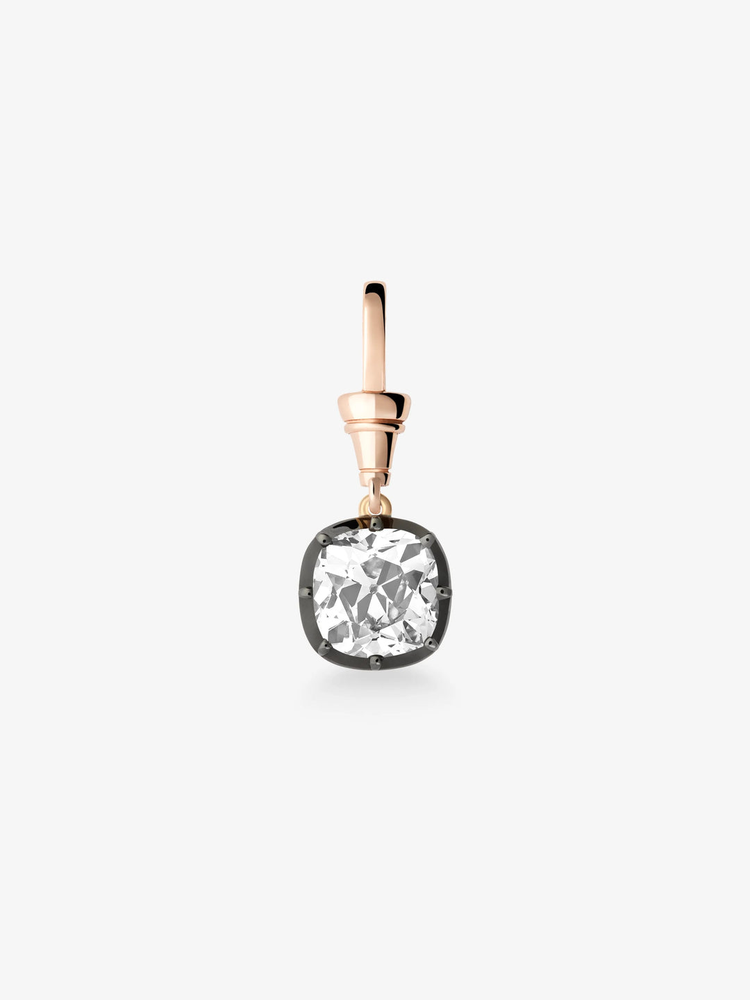 Ball n Chain 5.04ct Cushion Cut Diamond Pendant  View 1