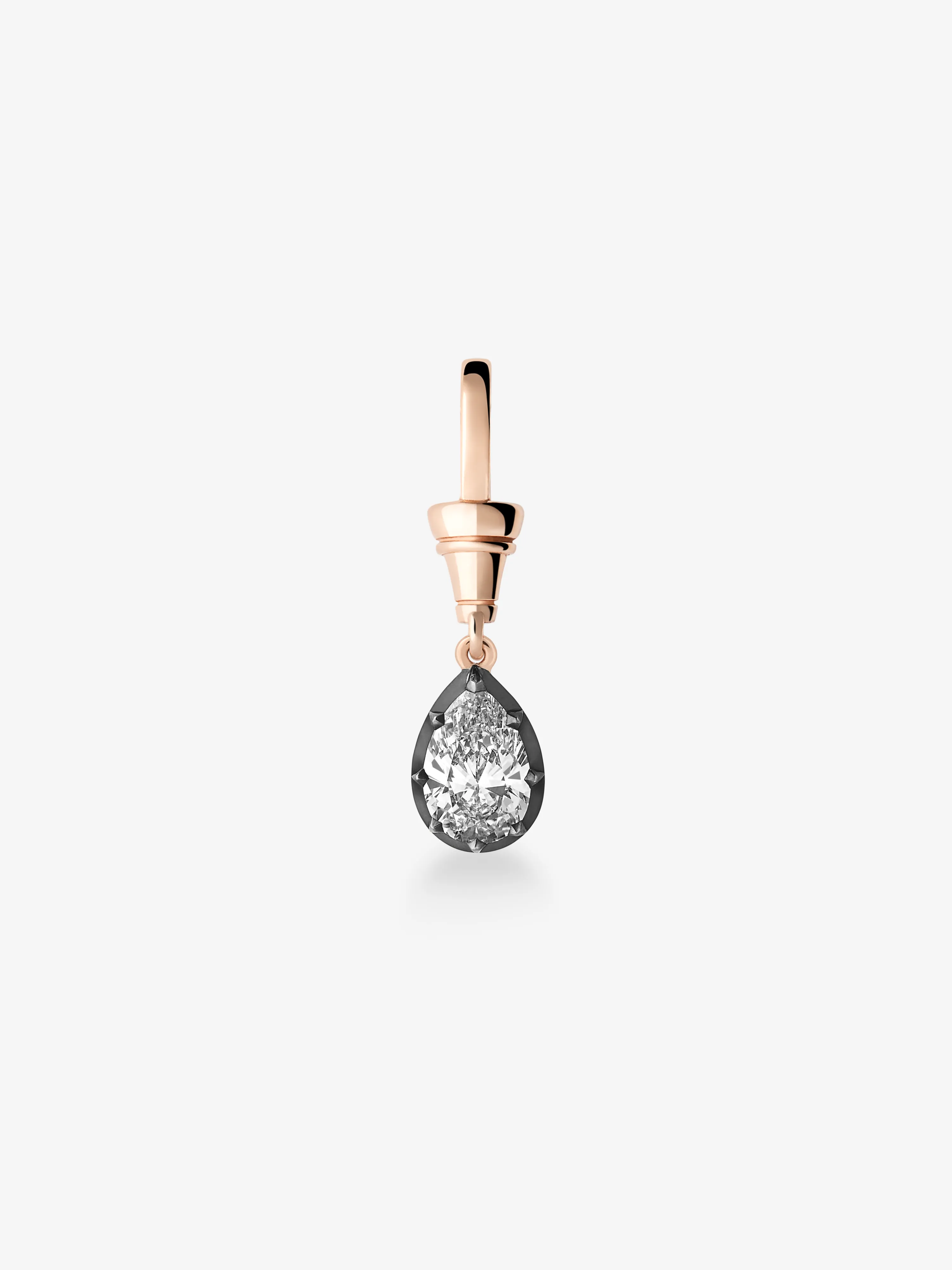 Ball n Chain 1.92ct Pear-Shaped Diamond Pendant View 1