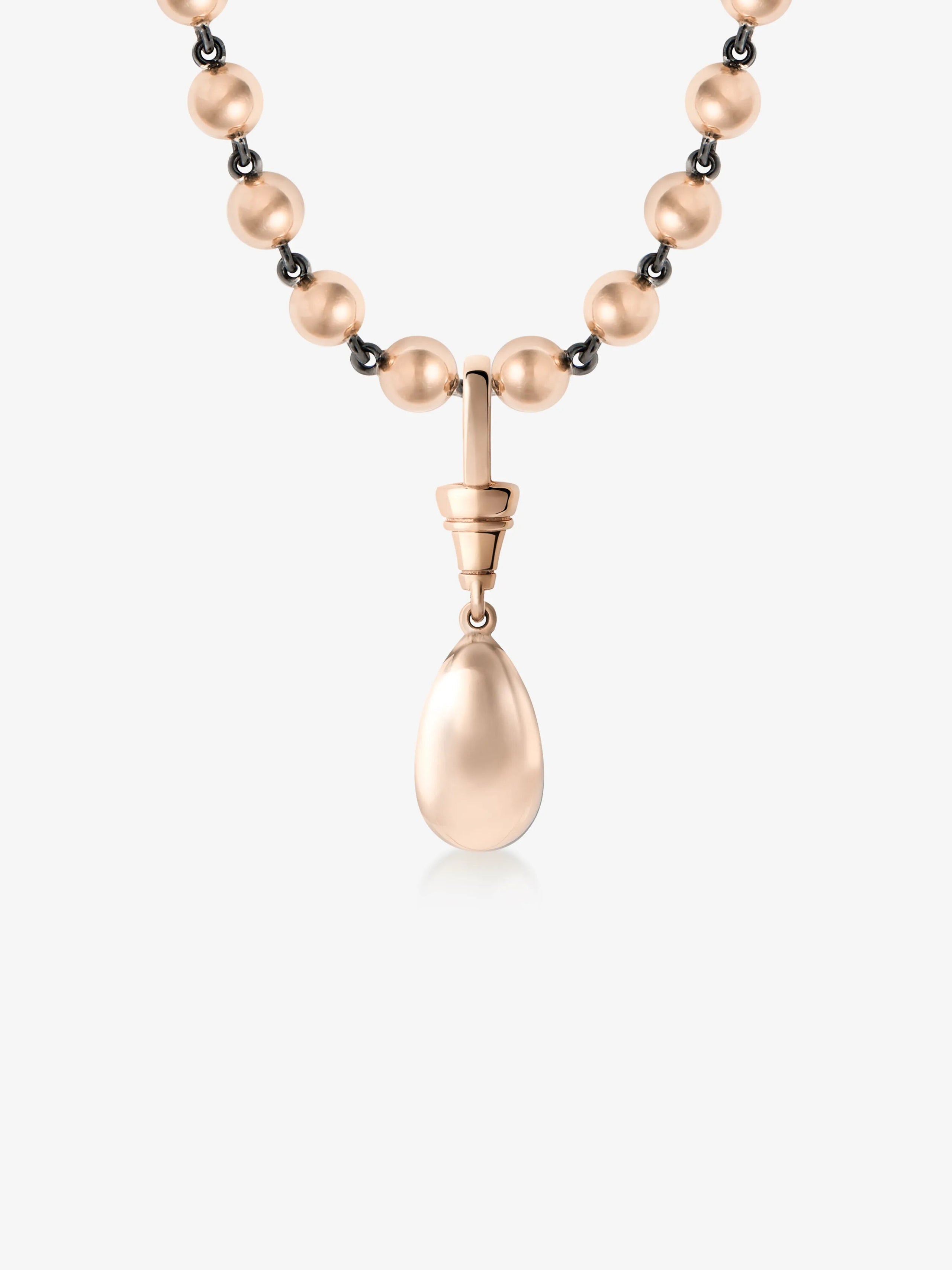 Ball n Chain 3.03ct Pear-Shaped Diamond Pendant View 4