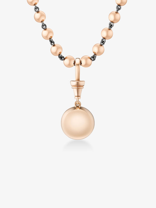 Ball n Chain 5.11ct Diamond Pendant View 5