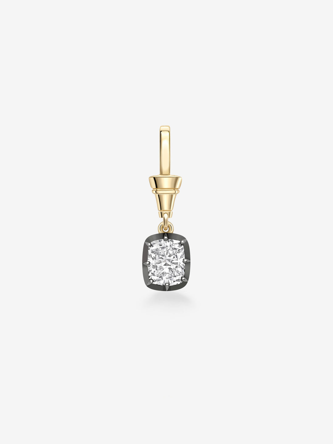 Ball n Chain 1.70ct Cushion Diamond Pendant  View 1