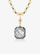 Ball n Chain 9.89ct Emerald Cut Diamond Pendant