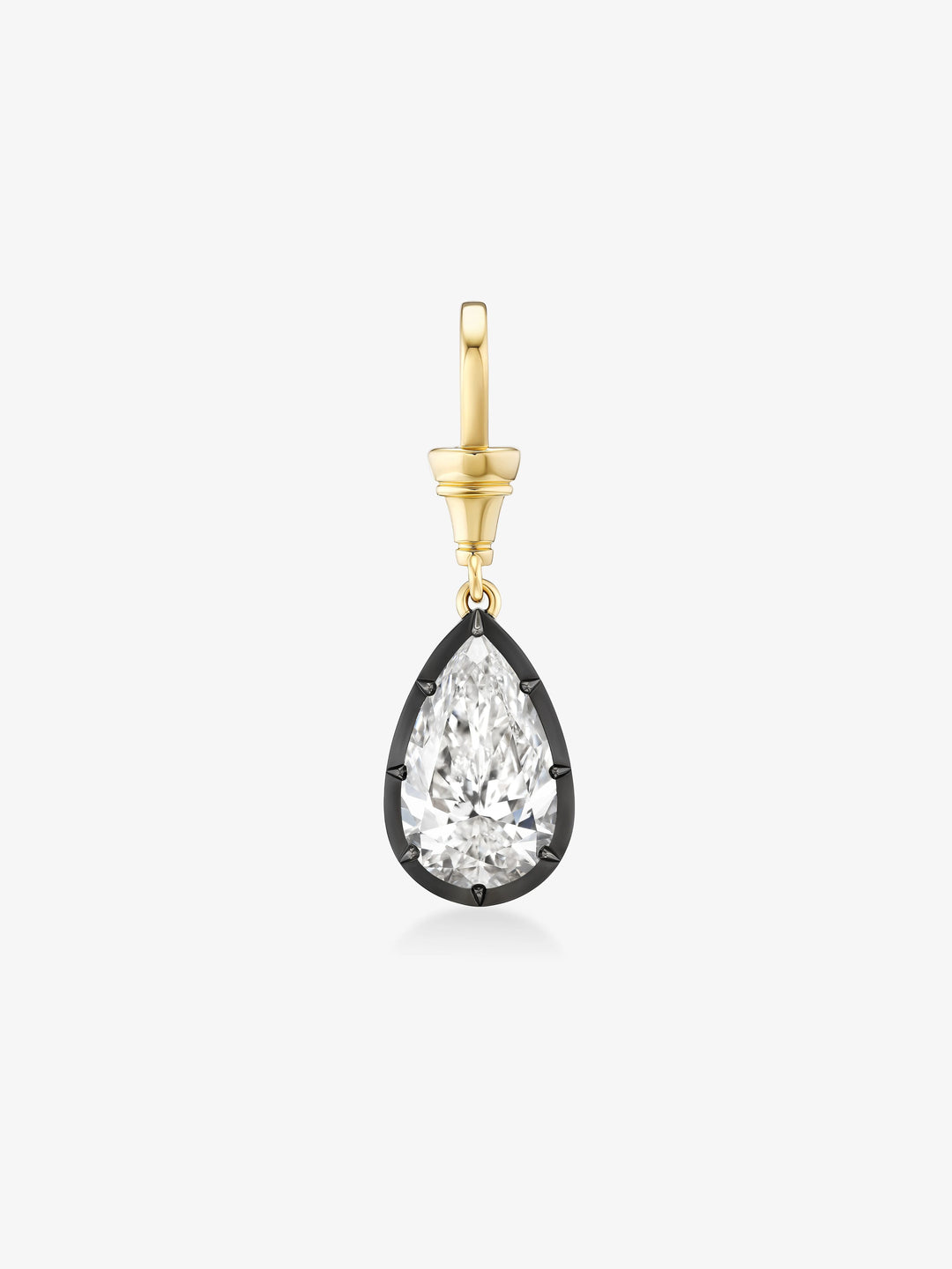 Ball n Chain 5.01ct Pear-Shaped Diamond Pendant  View 1
