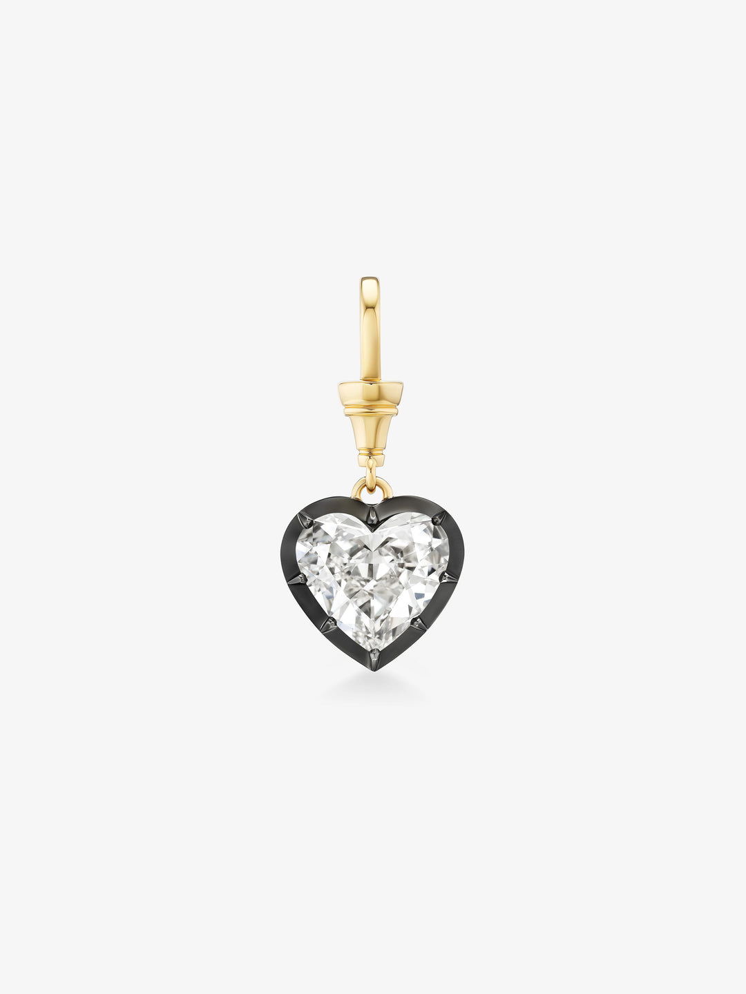 Ball n Chain 5.09ct Heart-Shaped Diamond Pendant  View 1