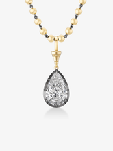 Ball n Chain 10.02ct Pear-Shaped Diamond Pendant