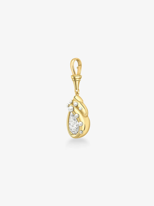Jessica McCormack & Haas Brothers Shell We Dance Diamond Pendant View 5