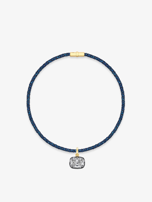 15.11ct Cushion Diamond Torque Pendant View 2