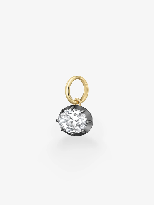 Tempest 6.21ct Oval Cut Diamond Pendant View 5