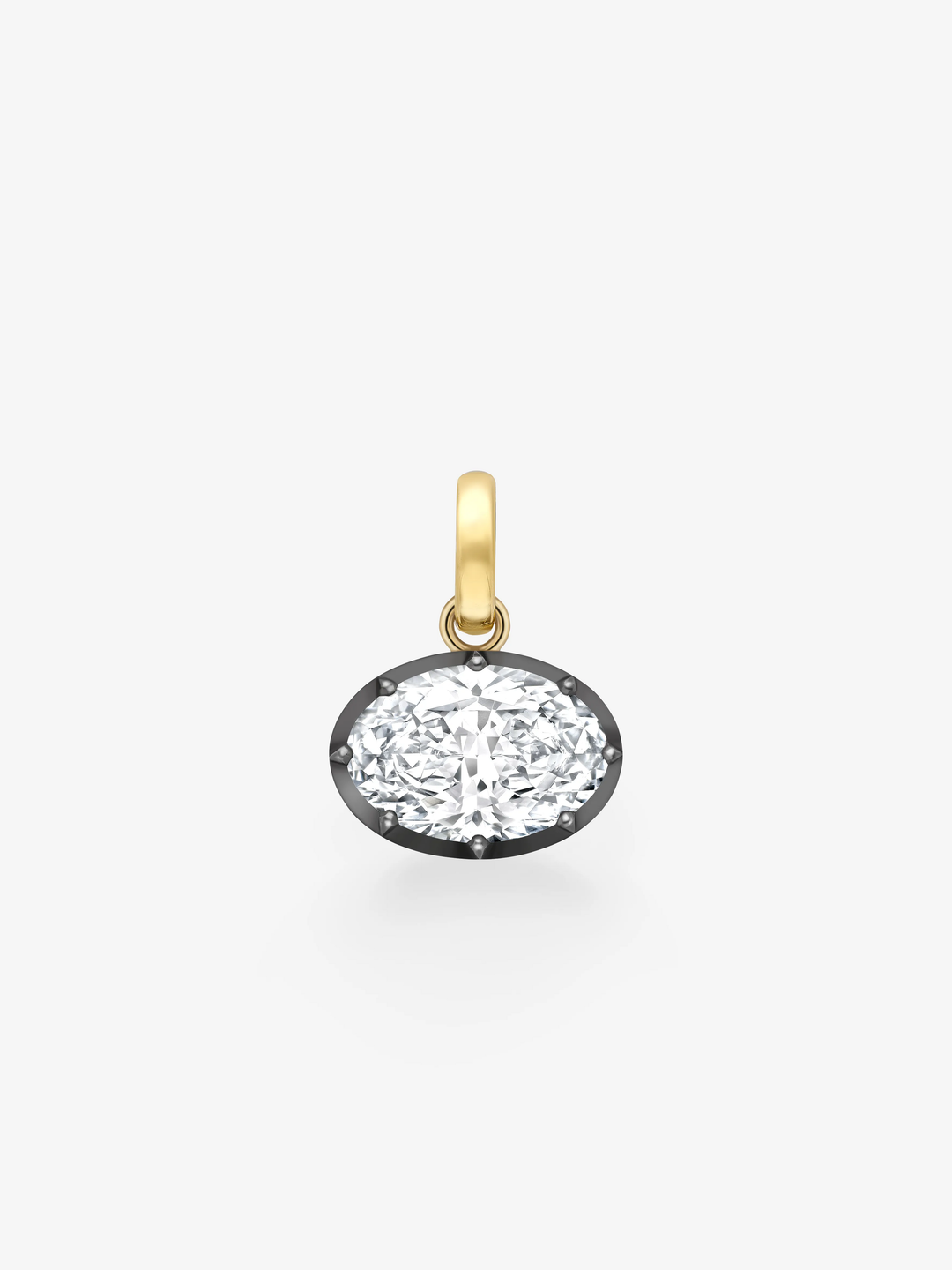Tempest 8.59ct Oval Cut Diamond Pendant  View 1