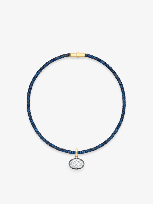 Tempest 8.59ct Oval Cut Diamond Pendant View 2