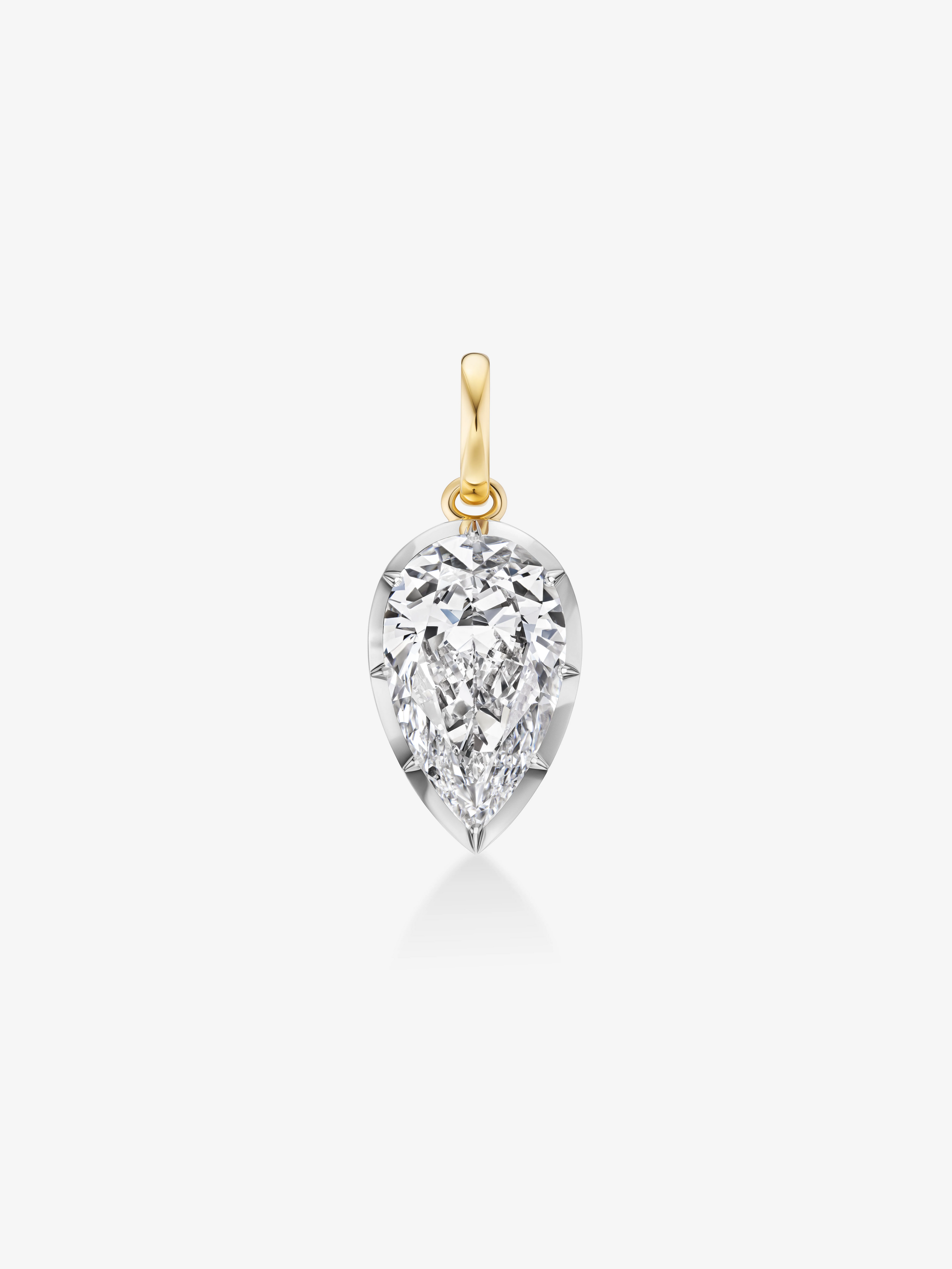Tempest 17.11ct Pear-Shaped Diamond Pendant View 1