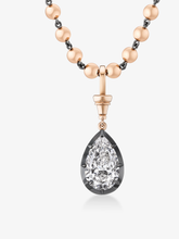 Ball n Chain 6.22ct Pear-Shaped Diamond Pendant
